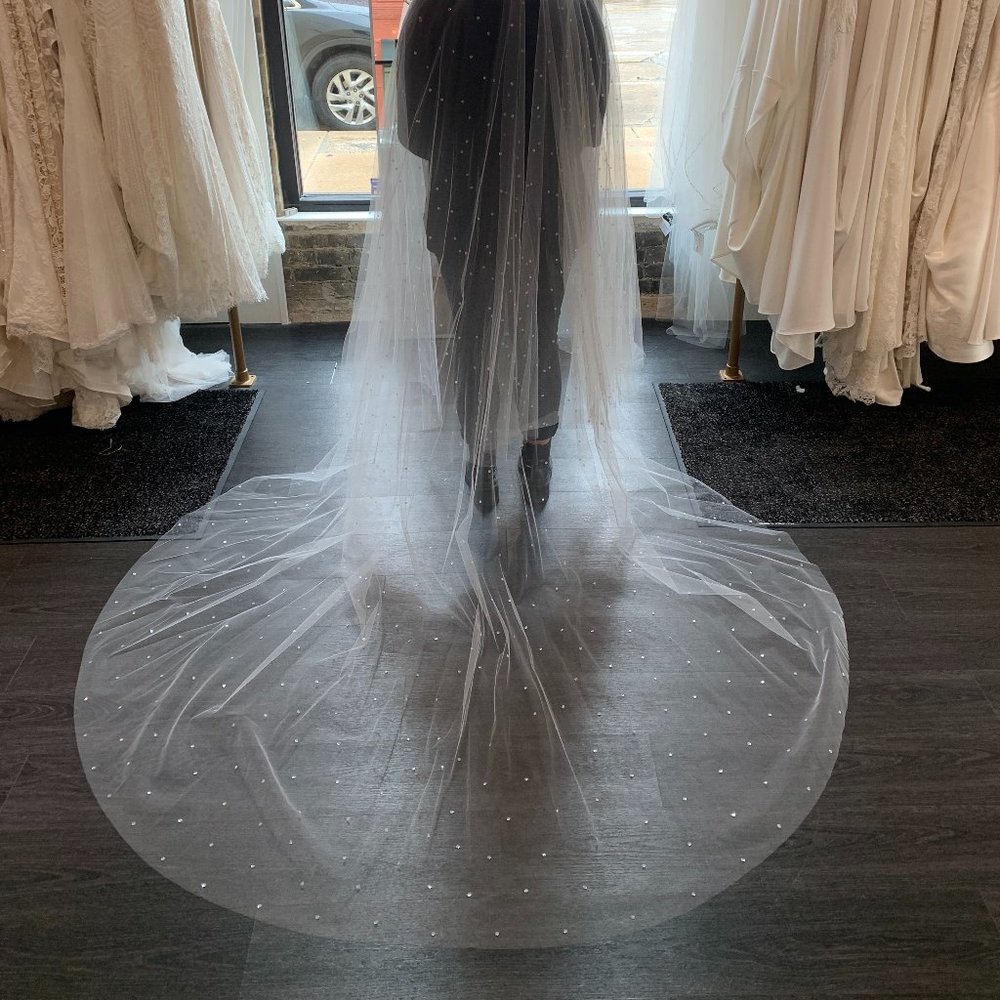 Sparkle Cathedral Veil | Wedding Veil